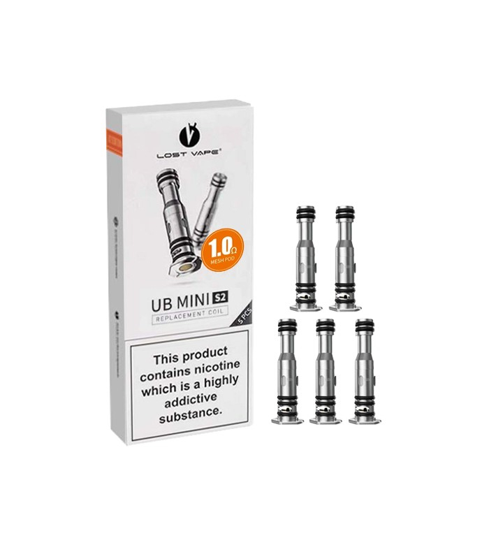 PACK DE 5 RÉSISTANCES UB MINI - LOST VAPE 1 OHM