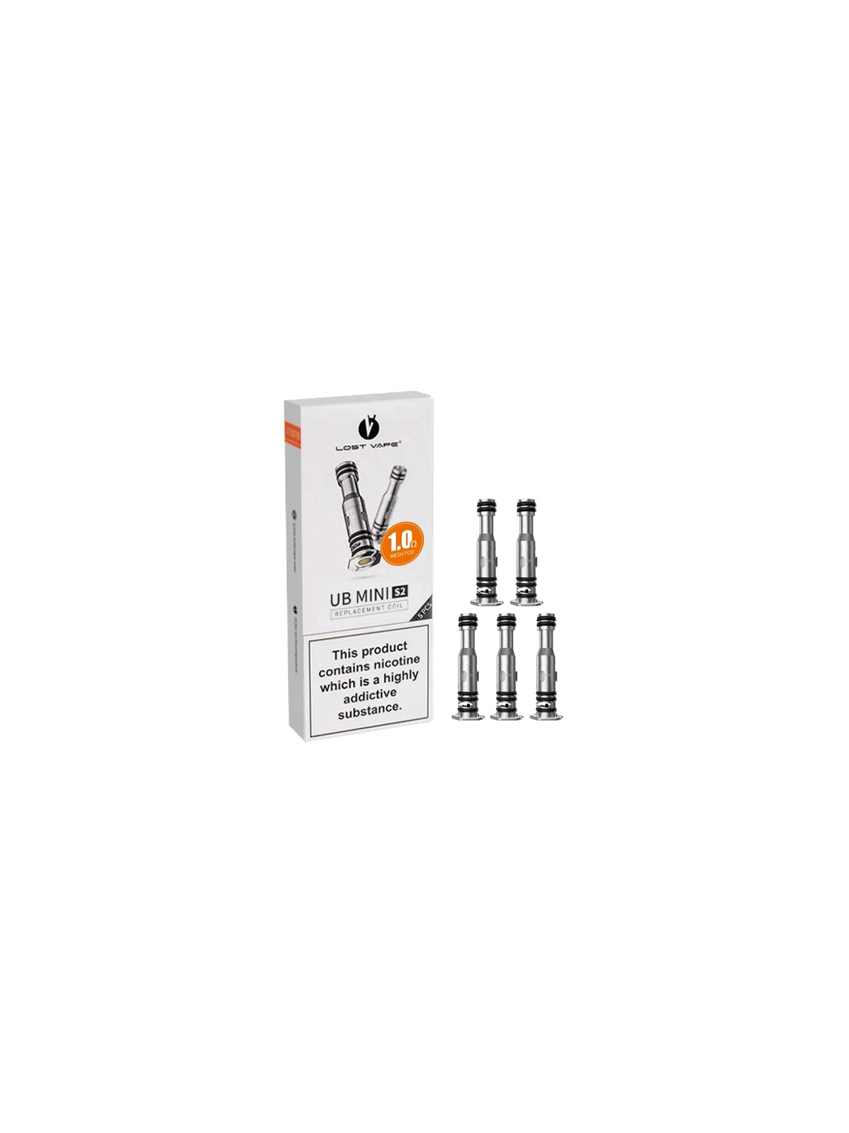 PACK DE 5 RÉSISTANCES UB MINI - LOST VAPE 1 OHM