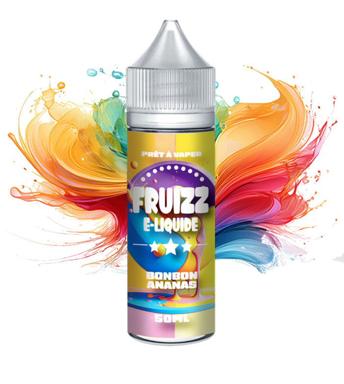 E-LIQUIDE  BONBON ANANAS - FRUIZZ 50ML