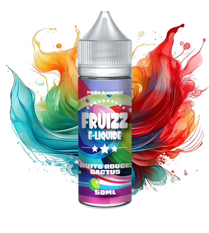 E-LIQUIDE  FRUITS ROUGES CACTUS - FRUIZZ 50ML