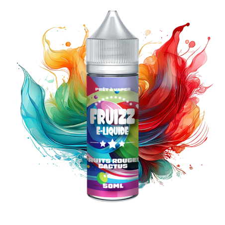 E-LIQUIDE  FRUITS ROUGES CACTUS - FRUIZZ 50ML