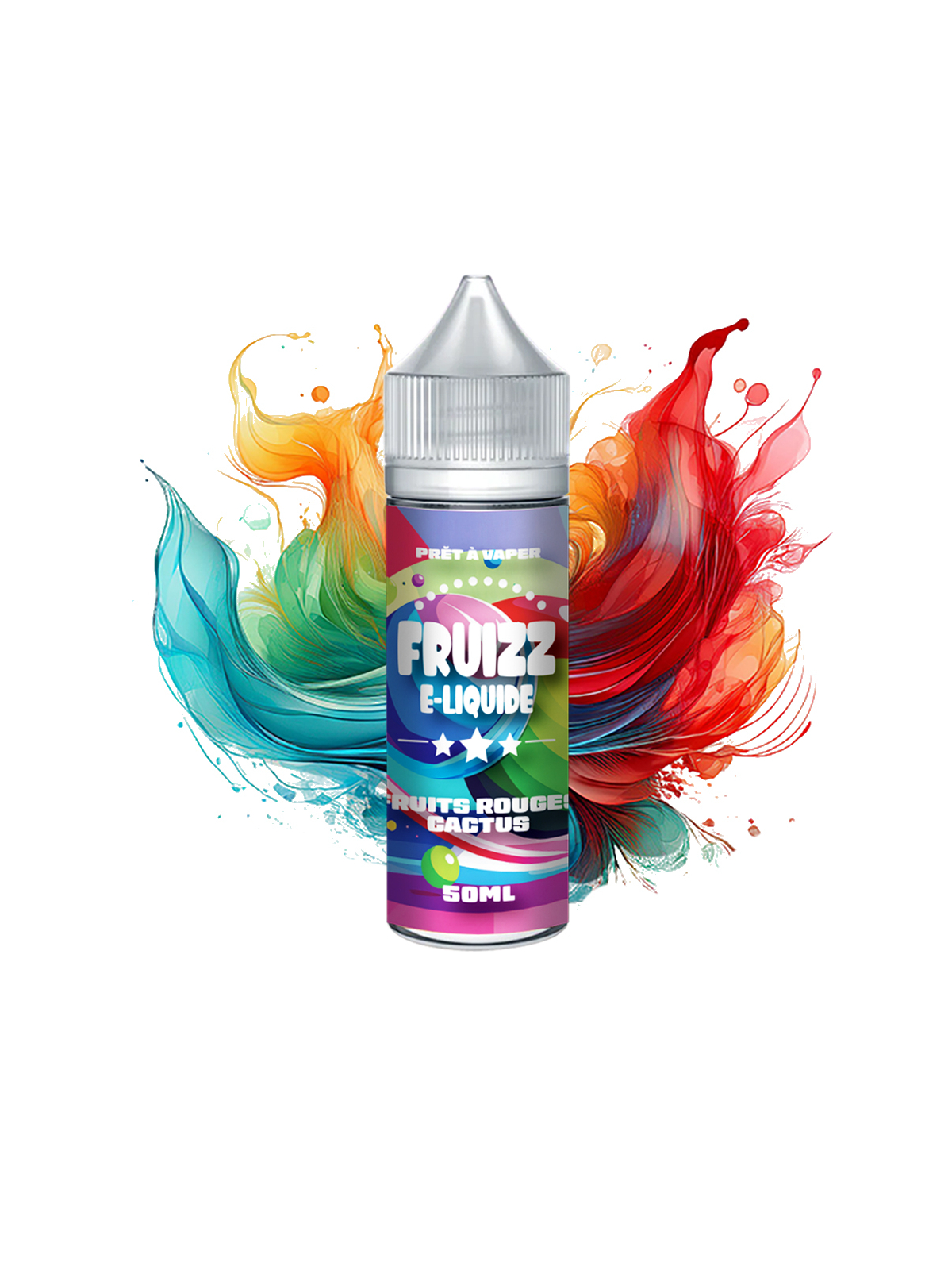 E-LIQUIDE  FRUITS ROUGES CACTUS - FRUIZZ 50ML