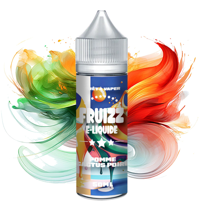 E-LIQUIDE  POMME CACTUS POIRE - FRUIZZ 50ML
