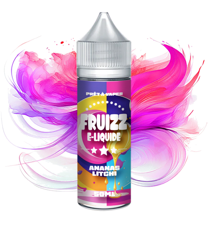 E-LIQUIDE  ANANAS LITCHI - FRUIZZ 50ML