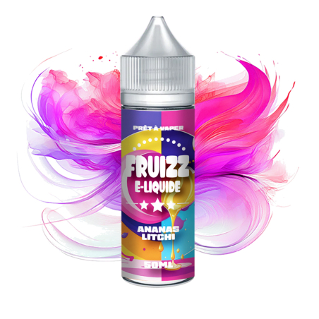 E-LIQUIDE  ANANAS LITCHI - FRUIZZ 50ML