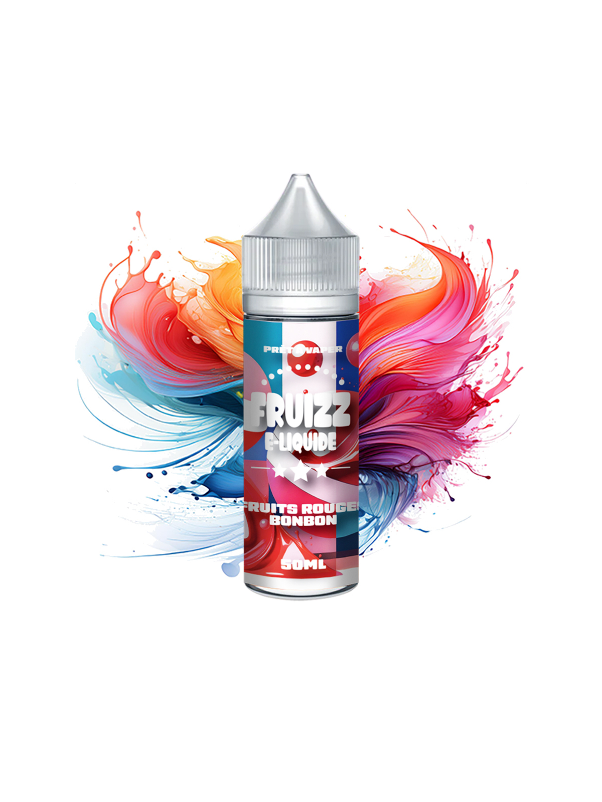 E-LIQUIDE  FRUITS ROUGES BONBON - FRUIZZ 50ML