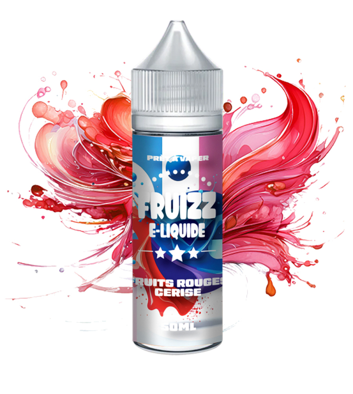 E-LIQUIDE  FRUITS ROUGES CERISE - FRUIZZ 50ML