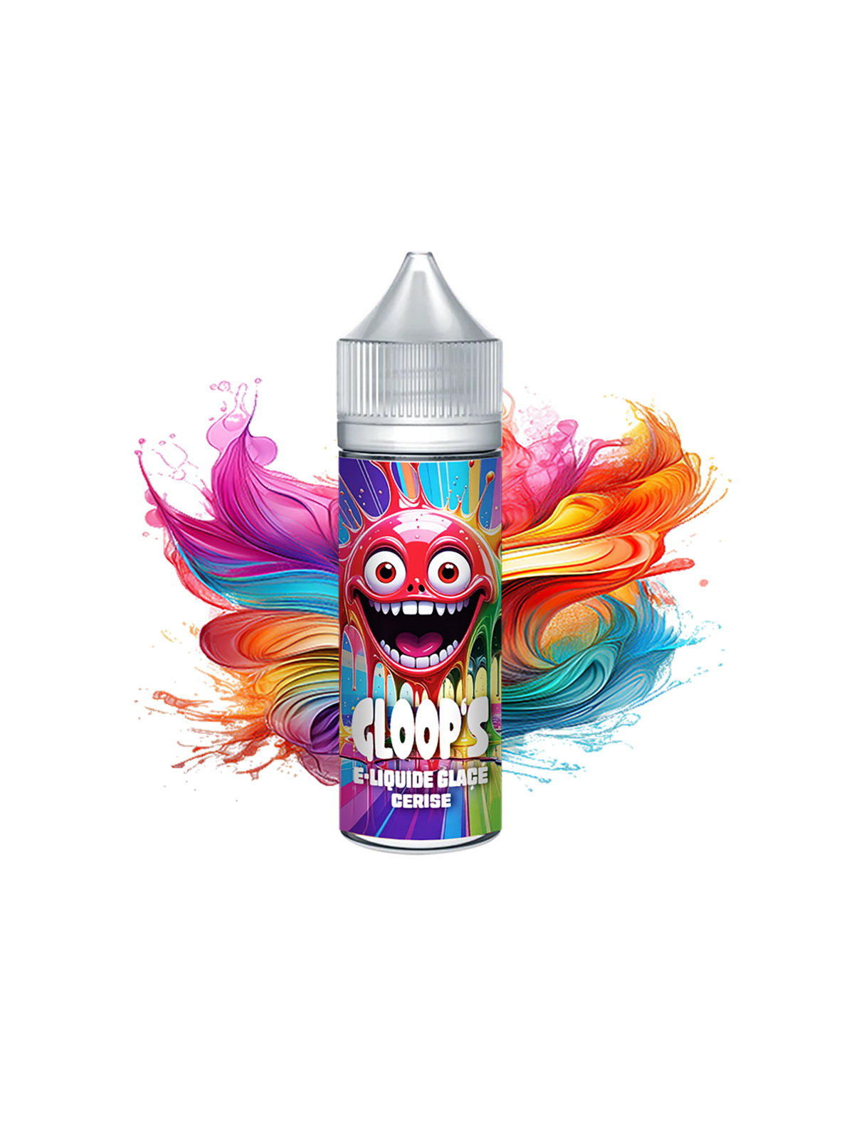 E-liquide Glacé Cerise 50ML GLOOP'S saveur fruitée fraîche e-cigarette