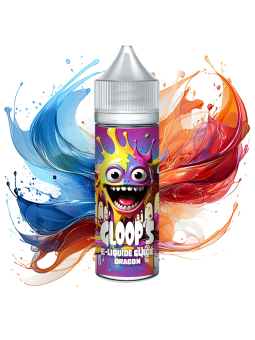 E-liquide Glacé Dragon 50ML GLOOP'S fruit exotique frais pas cher e-cigarette