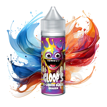 E-liquide Glacé Dragon 50ML GLOOP'S fruit exotique frais pas cher e-cigarette