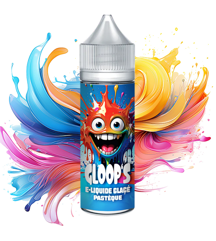 E-liquide Glacé Pastèque 50ML GLOOP'S fruit juteux frais pas cher pour cigarette électronique