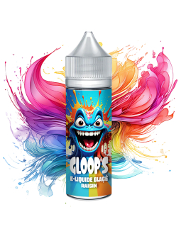 E-liquide Glacé Raisin 50ML GLOOP'S fruit sucré gourmand pas cher vapoteuse
