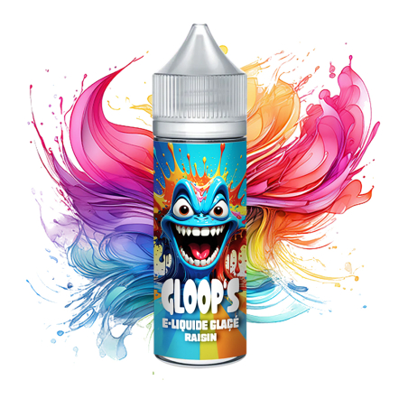 E-liquide Glacé Raisin 50ML GLOOP'S fruit sucré gourmand pas cher vapoteuse