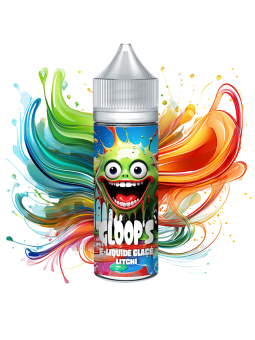 E-liquide Glacé Litchi 50ML GLOOP'S saveur exotique douce pas cher e-cigarette