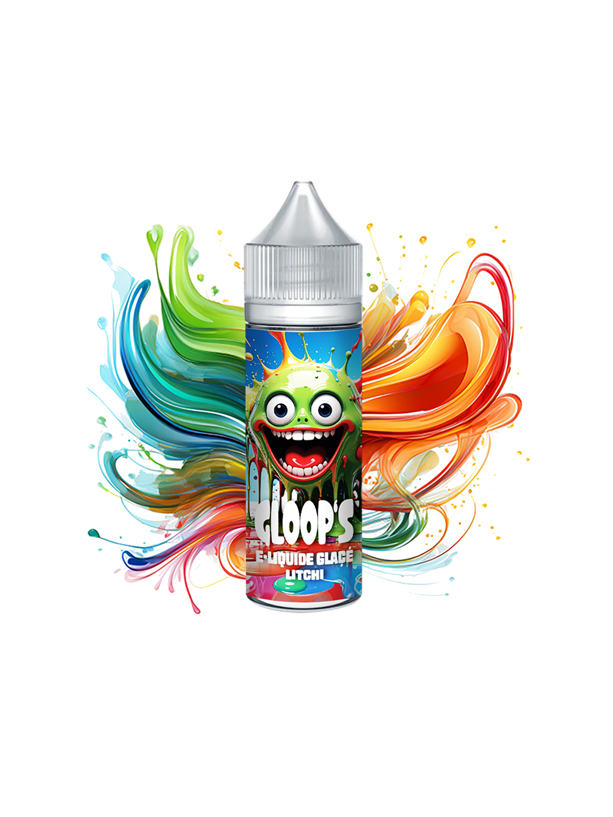 E-liquide Glacé Litchi 50ML GLOOP'S saveur exotique douce pas cher e-cigarette