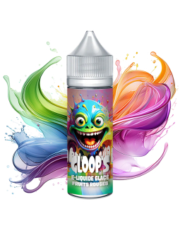 E-liquide Glacé Fruits Rouges 50ML GLOOP'S mélange fruité frais vapoteuse