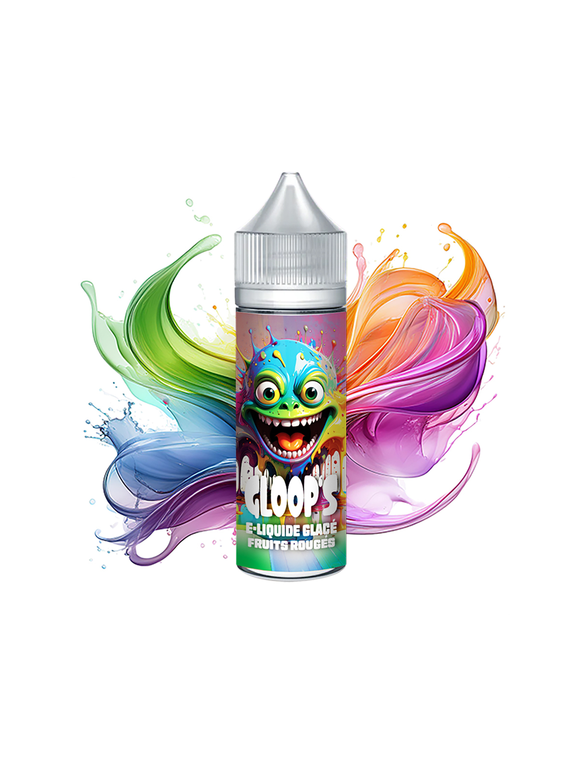 E-liquide Glacé Fruits Rouges 50ML GLOOP'S mélange fruité frais vapoteuse