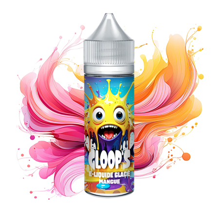 E-liquide Glacé Mangue 50ML GLOOP'S fruit exotique sucré rafraîchissant vapoteuse