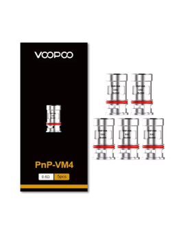 PACK DE 5 RÉSISTANCES PnP-VM - VOOPOO 0,6 OHM