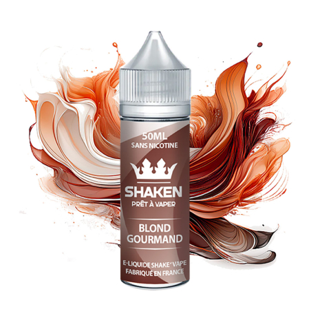 E-liquide 50ML BLOND GOURMAND 50ML – SHAKEN pour cigarette électronique