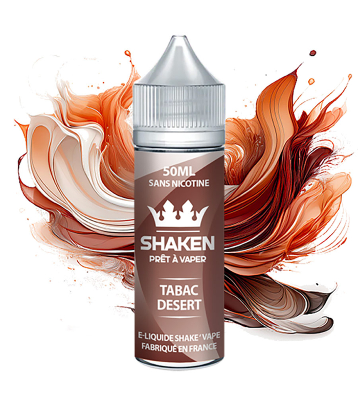 E-liquide 50ML TABAC DESERT 50ML – SHAKEN e-cigarette à petit prix