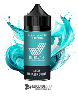 E-LIQUIDE  MACARON SUCRÉ - ULTRAVAPE 100ML