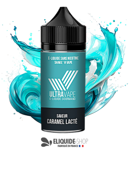 E-LIQUIDE  CARAMEL LACTÉ - ULTRAVAPE 100ML