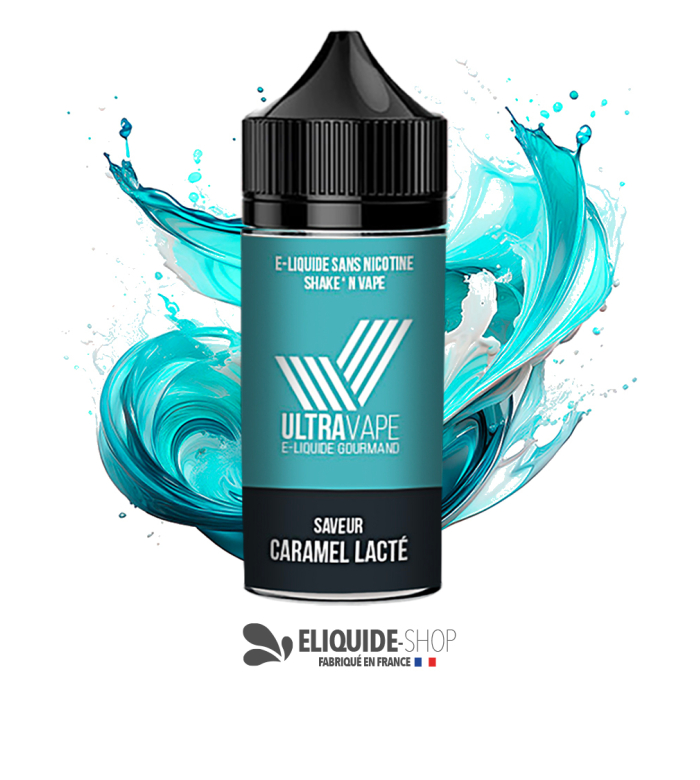 E-LIQUIDE  CARAMEL LACTÉ - ULTRAVAPE 100ML