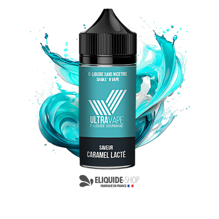 E-LIQUIDE  CARAMEL LACTÉ - ULTRAVAPE 100ML