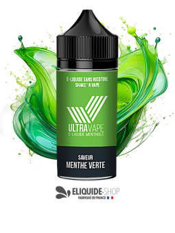 E-LIQUIDE  MENTHE VERTE - ULTRAVAPE 100ML
