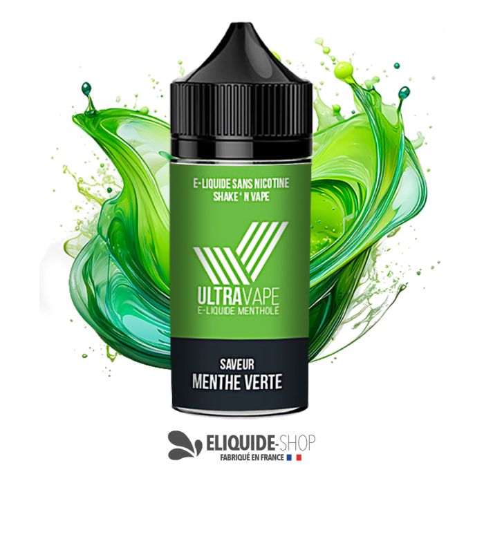 E-LIQUIDE  MENTHE VERTE - ULTRAVAPE 100ML