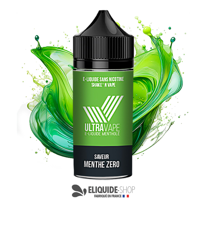 E-LIQUIDE  MENTHE ZERO - ULTRAVAPE 100ML
