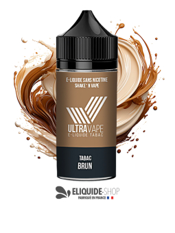 E-LIQUIDE  BRUN - ULTRAVAPE 100ML