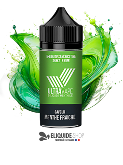 E-LIQUIDE  MENTHE FRAICHE - ULTRAVAPE 100ML