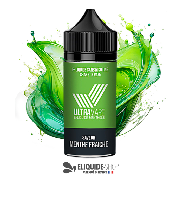 E-LIQUIDE  MENTHE FRAICHE - ULTRAVAPE 100ML