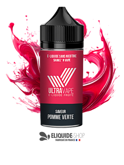 E-LIQUIDE  POMME VERTE - ULTRAVAPE 100ML
