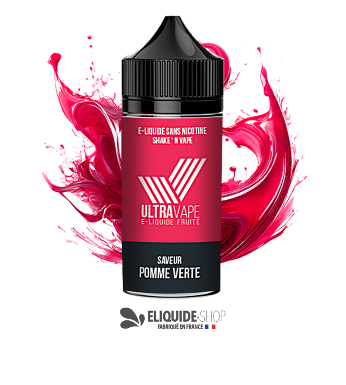 E-LIQUIDE  POMME VERTE - ULTRAVAPE 100ML