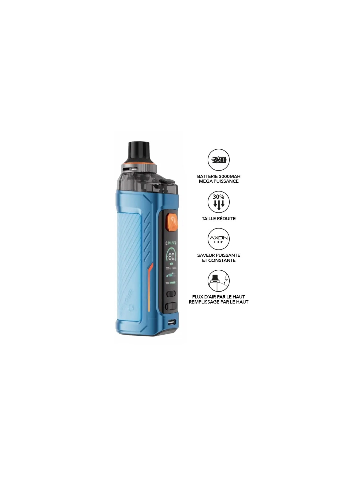 POD ARMOUR G MTL - VAPORESSO BLEU