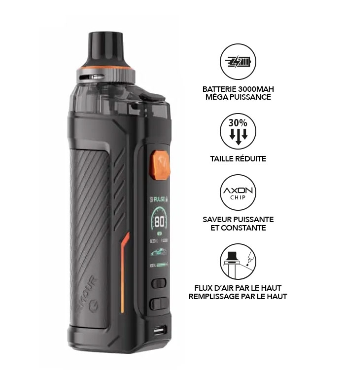 POD ARMOUR G MTL - VAPORESSO NOIR
