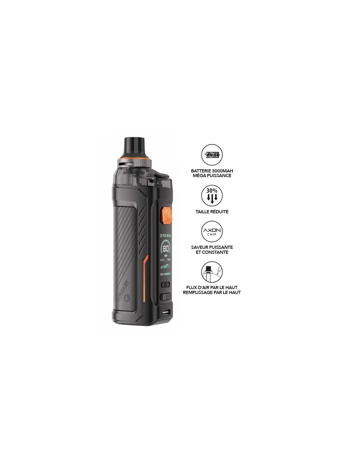 POD ARMOUR G MTL - VAPORESSO NOIR
