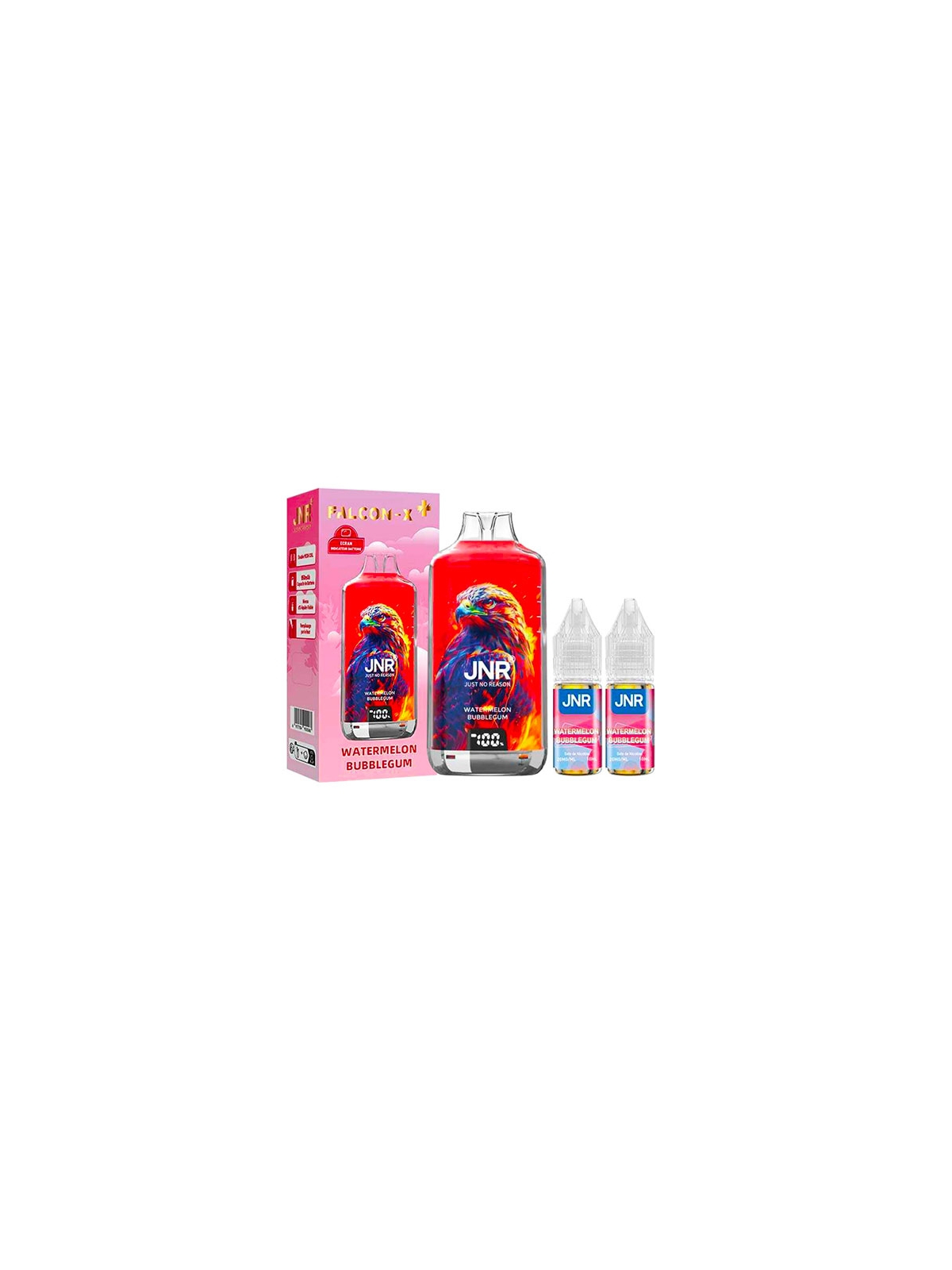 POD RECHARGEABLE - FALCON X 2800 JNR - WATERMELON BUBBLE GUM