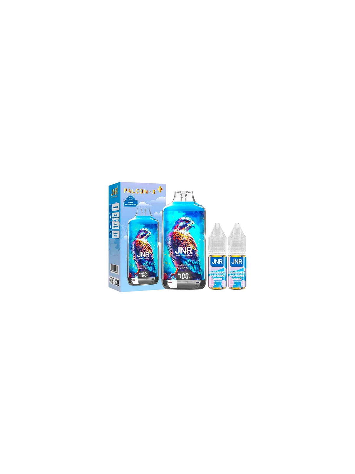 POD RECHARGEABLE - FALCON X 2800 JNR - BLUEBERRY RASPBERRY CHERRY
