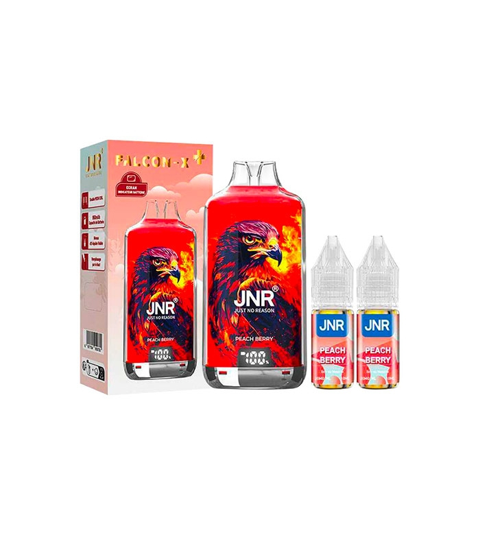 POD RECHARGEABLE - FALCON X 2800 JNR - PEACH BERRY