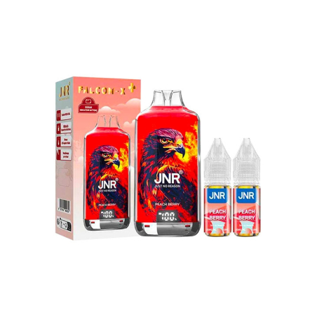 POD RECHARGEABLE - FALCON X 2800 JNR - PEACH BERRY