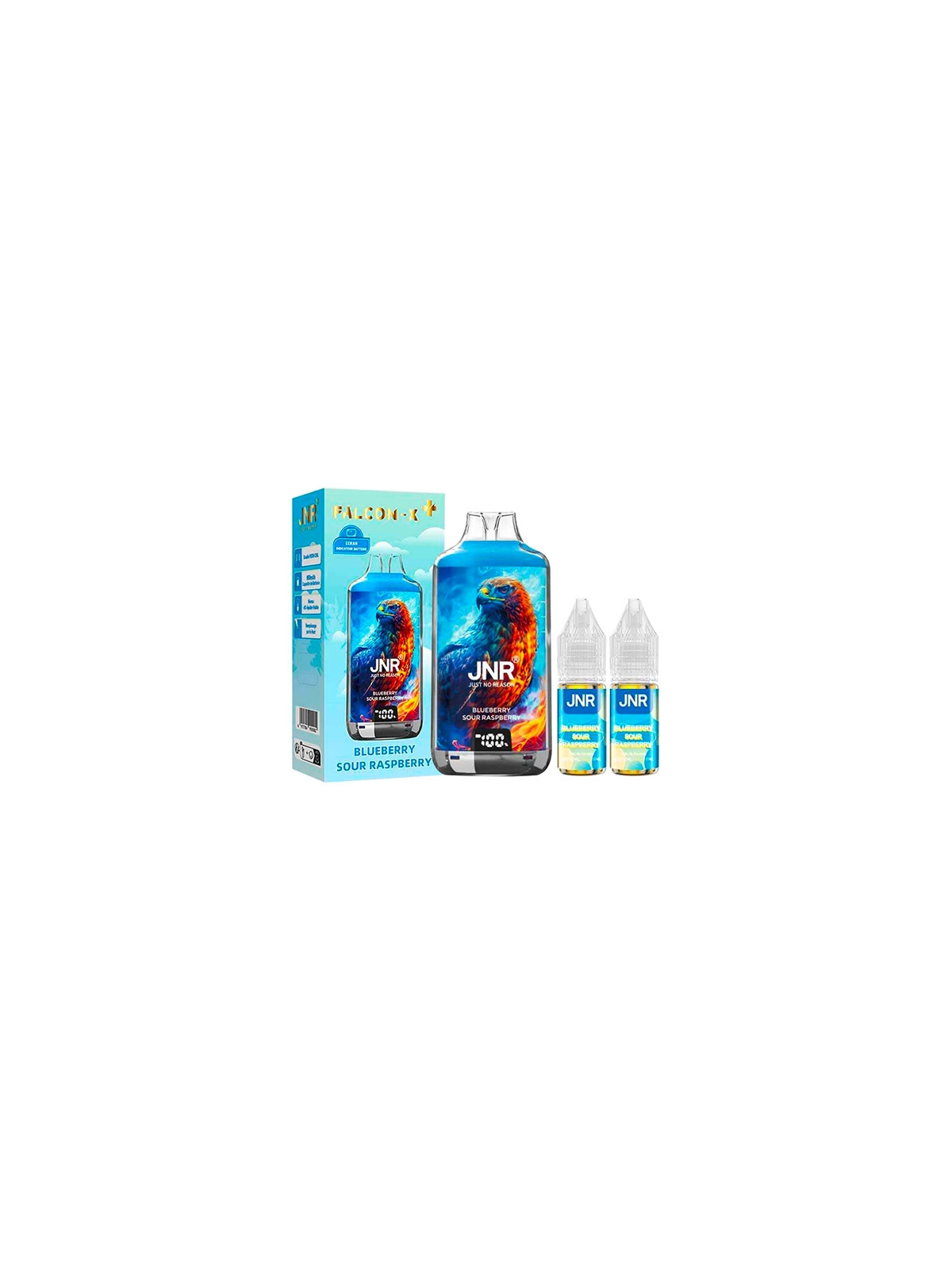 POD RECHARGEABLE - FALCON X 2800 JNR - BLUEBERRY SOUR RASPBERRY