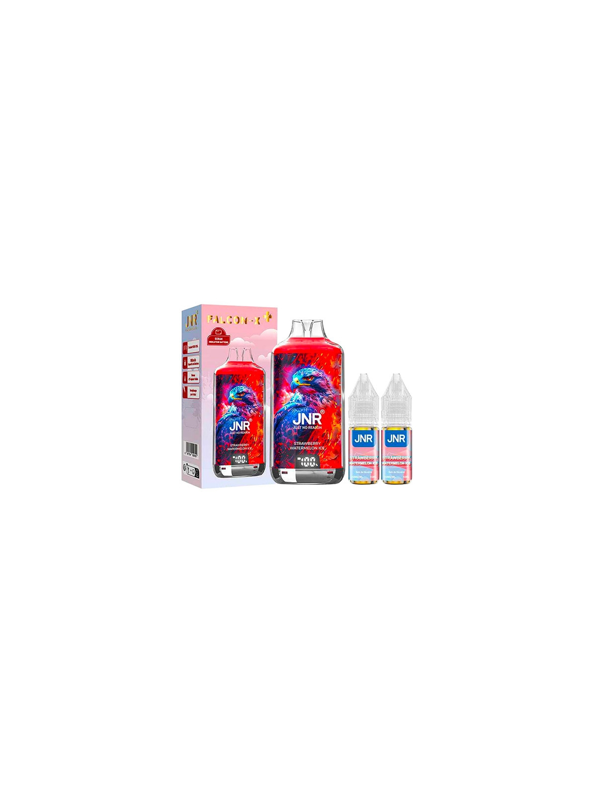 POD RECHARGEABLE - FALCON X 2800 JNR - STRAWBERRY WATERMELON ICE