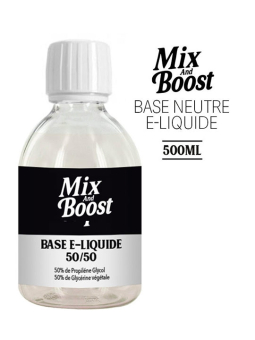 BASE NEUTRE  - MIX AND BOOST 500ML Pas Cher