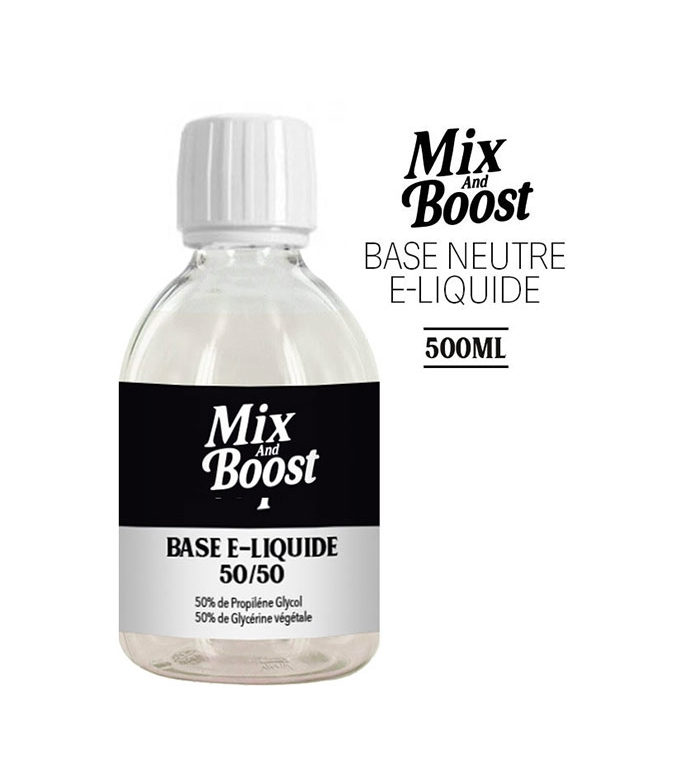 BASE NEUTRE  - MIX AND BOOST 500ML Pas Cher