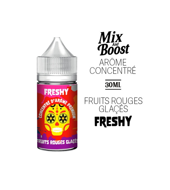 Arôme concentré ARÔME CONCENTRÉ 30ML - FRUITS ROUGES GLACÉS – FRESHY DIY e-liquide pour cigarette électronique