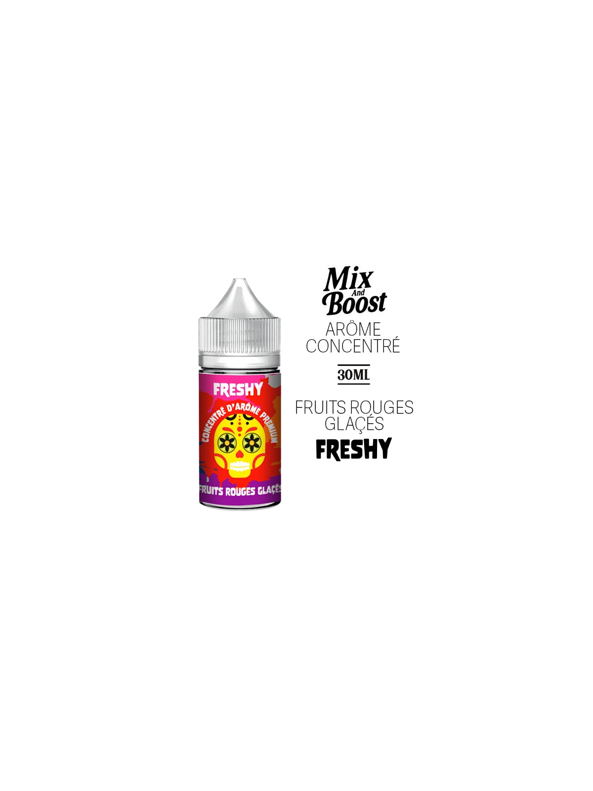Arôme concentré ARÔME CONCENTRÉ 30ML - FRUITS ROUGES GLACÉS – FRESHY DIY e-liquide pour cigarette électronique